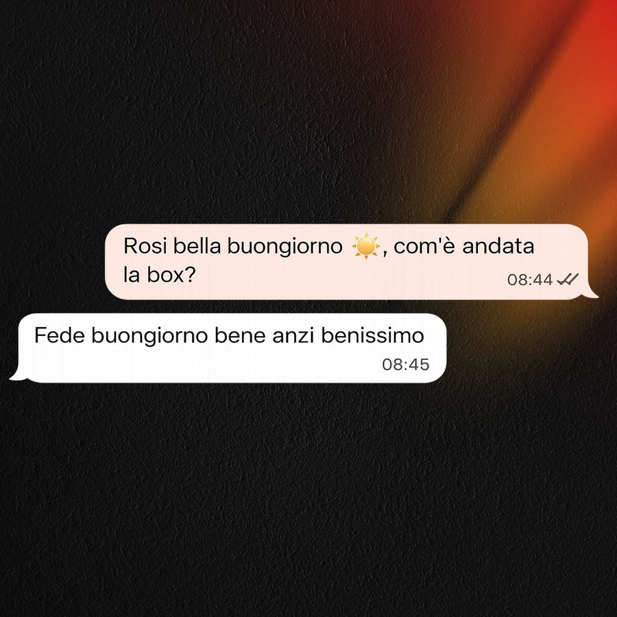 Recensione WhatsApp cliente